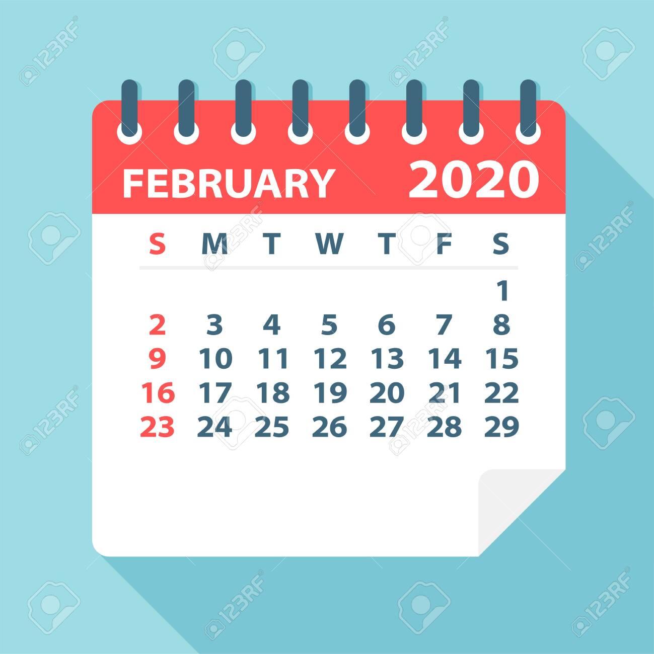 Image of Feb calendar clip art