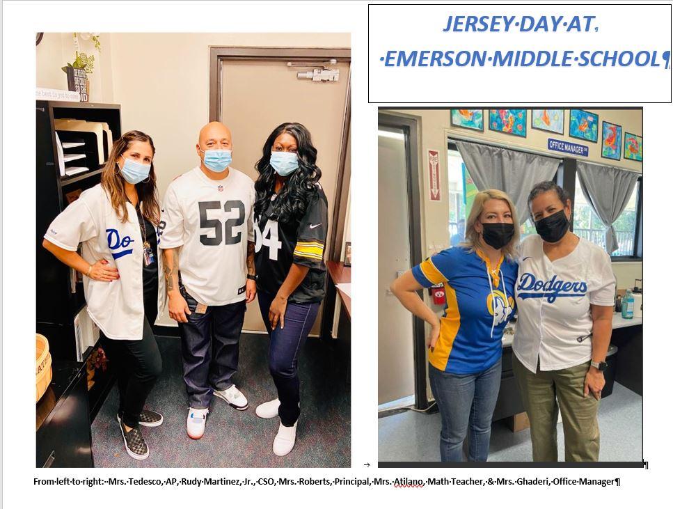 Jersey Day (First Friday of each Month)