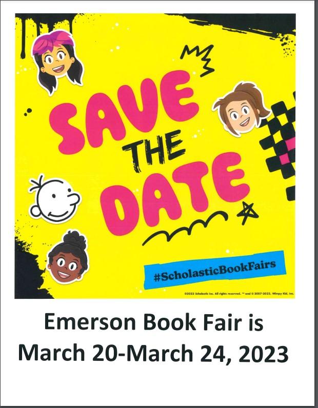 Book Fair March 20 to March 24, 2023