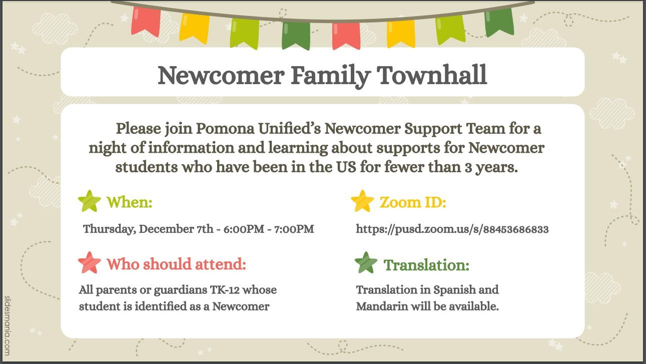 Newcomer Family Townhall